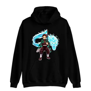 هودی مردانه مدل انیمه شیطان کش demon slayer tanjiro