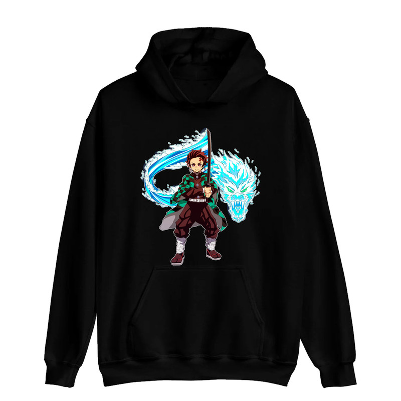 هودی مردانه مدل انیمه شیطان کش demon slayer tanjiro