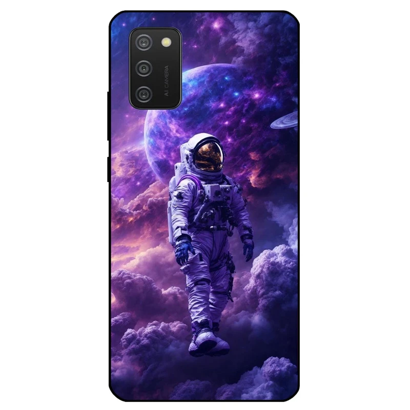 کاور مگافون طرح فضانورد مدل 2822 مناسب برای گوشی موبایل سامسونگ Galaxy A02 S         