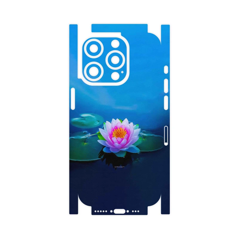 برچسب پوششی ماهوت مدل Lotus-FullSkin مناسب برای گوشی موبایل اپل iPhone 15 Pro