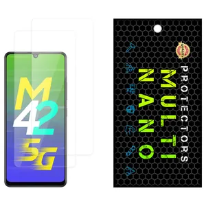 Multi Nano X-S2N Model Transparent Screen Protector Suitable For Samsung Galaxy M42 5G Mobile Phone Pack Of 2