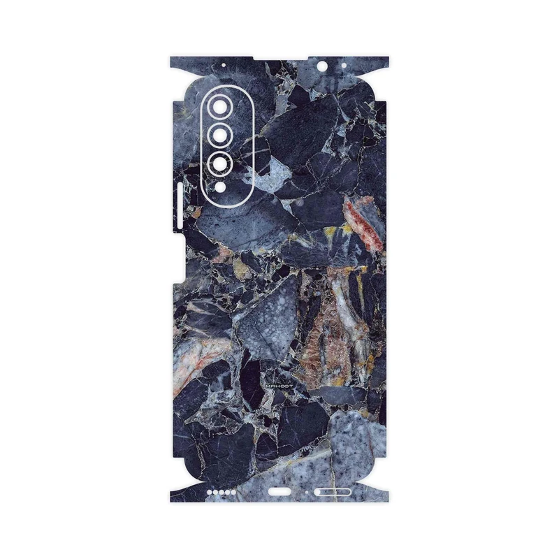 برچسب پوششی ماهوت مدل Broken black marble-FullSkin مناسب برای گوشی موبایل ویکو T50