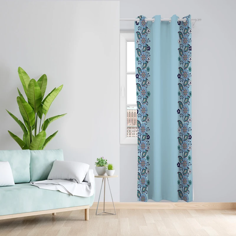 پرده مدل مخمل پانچی کد 1290سایز 140x200 سانتی متر