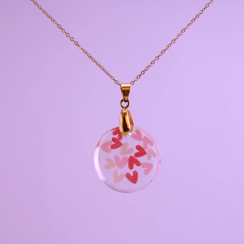 گردنبند زنانه مدل دایره ای