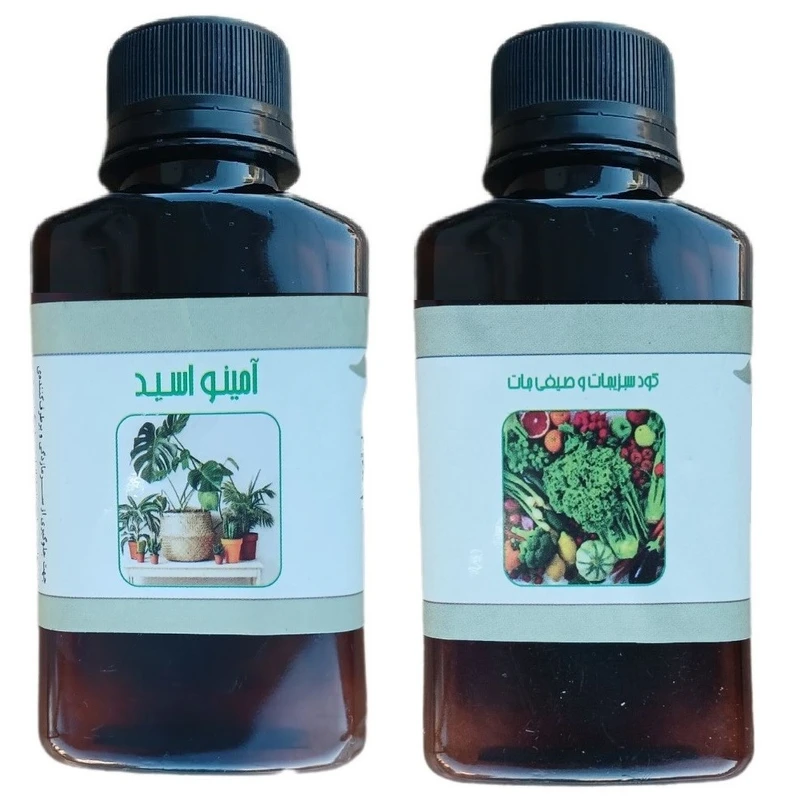 کود مایع امینو اسید و کود سبزیجات و صیفی جات مدل life drop حجم 110 میلی لیتر