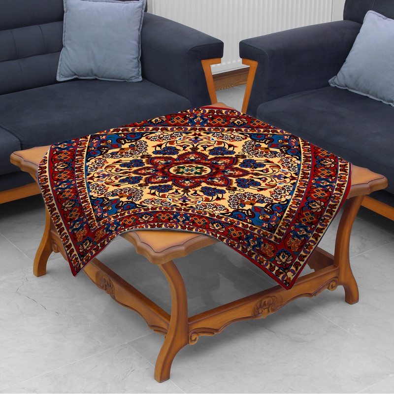 رومیزی طرح فرش کد 952
