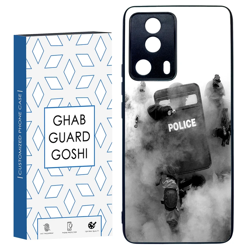 کاور قاب گارد گوشی طرح police کد TPU-136 مناسب برای گوشی موبایل شیائومی Mi 13 Lite