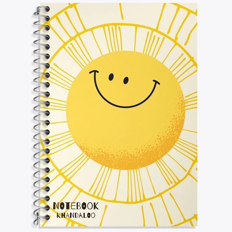 دفتر لغت 50 برگ خندالو طرح خورشید کیوت کد N1494