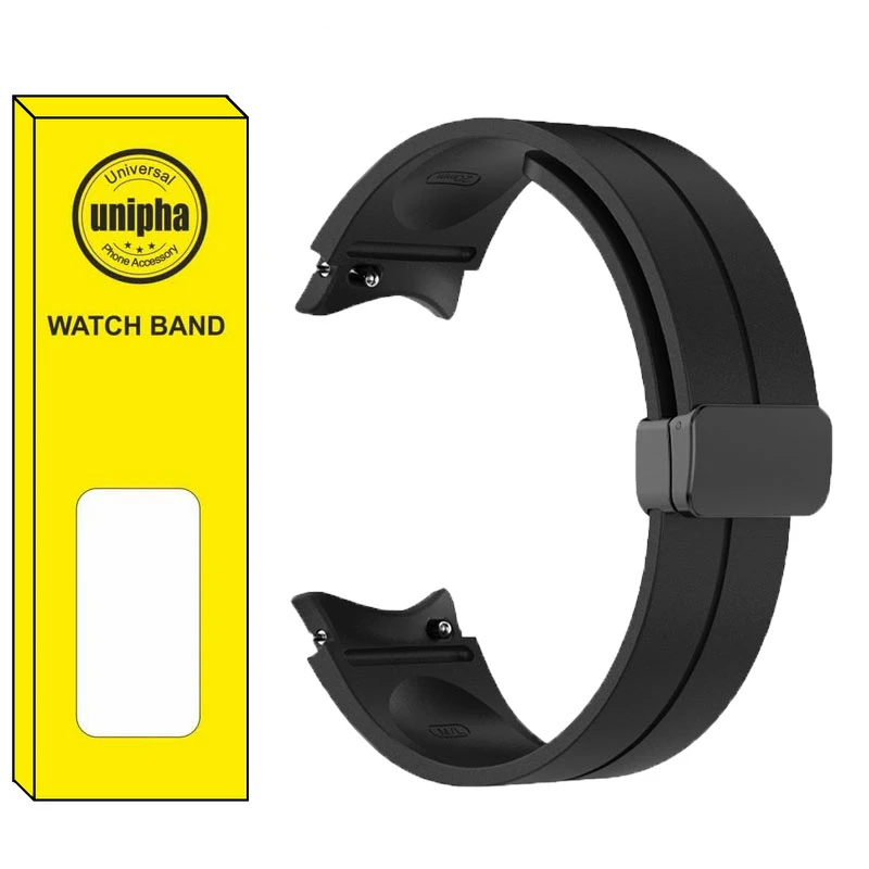 بند یونیفا مدل Magnetic D-Buckle مناسب برای ساعت هوشمند سامسونگ Galaxy Watch 4 / Watch 4 Classic / Watch 5 / Watch 5 Pro / Watch 6 / Watch 6 Classic