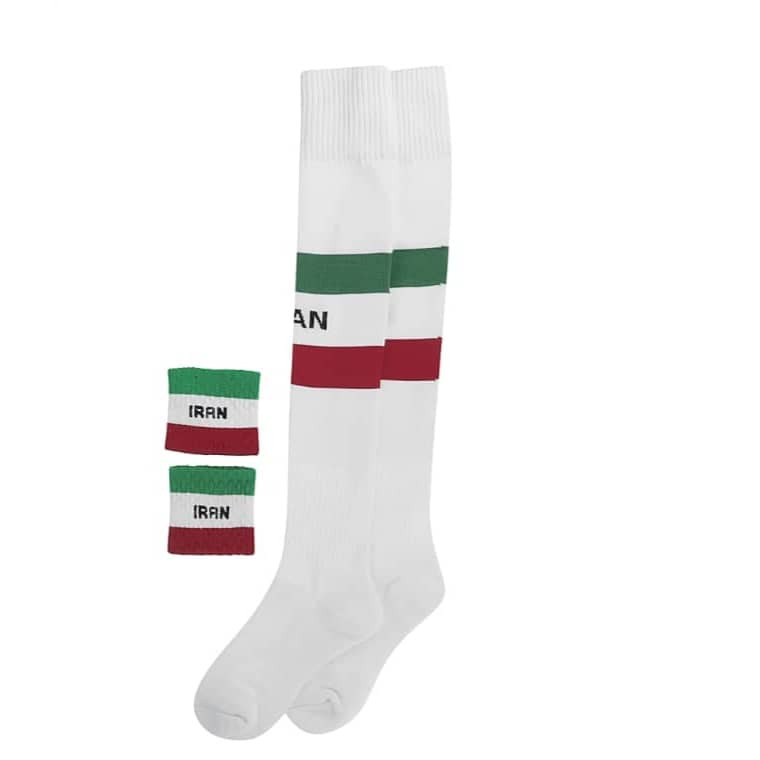 ست 5 تکه لباس ورزشی پسرانه طرح ایران مدل جام جهانی2022