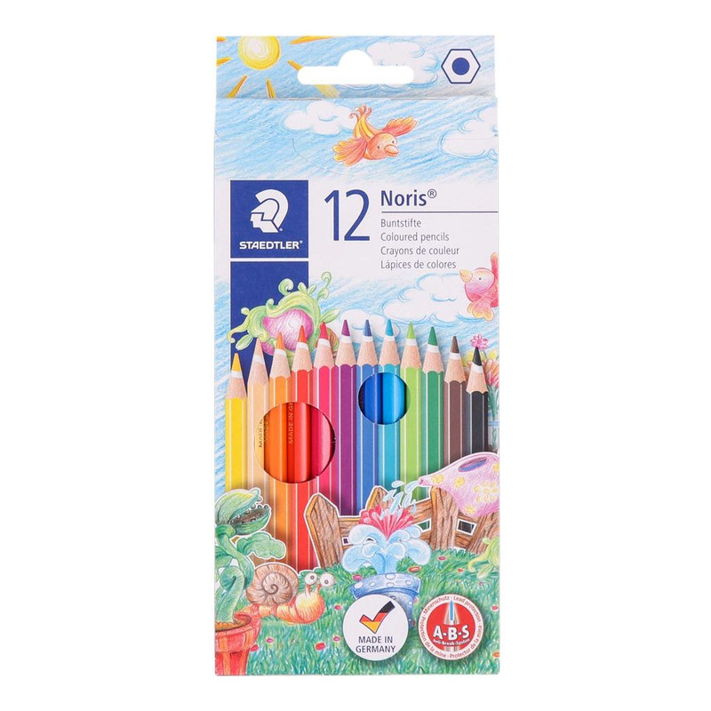 مداد رنگی 12 رنگ استدلر مدل noris