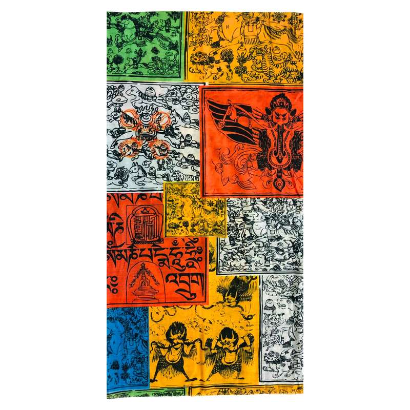 دستمال سر و گردن مدل سرخ پوست