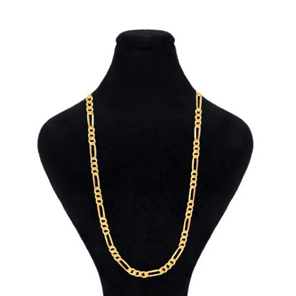 زنجیر فیگارو طلا 18 عیار زنانه گالری طلای همراز مدل اسپرت