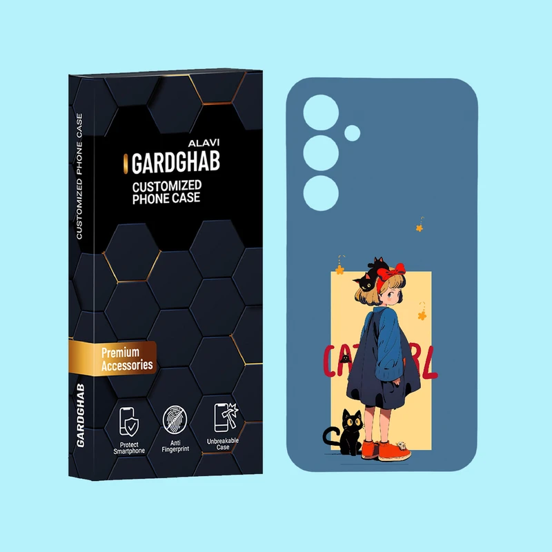 کاور گارد قاب علوی مدل دخترانه مناسب برای گوشی موبایل سامسونگ Galaxy A55