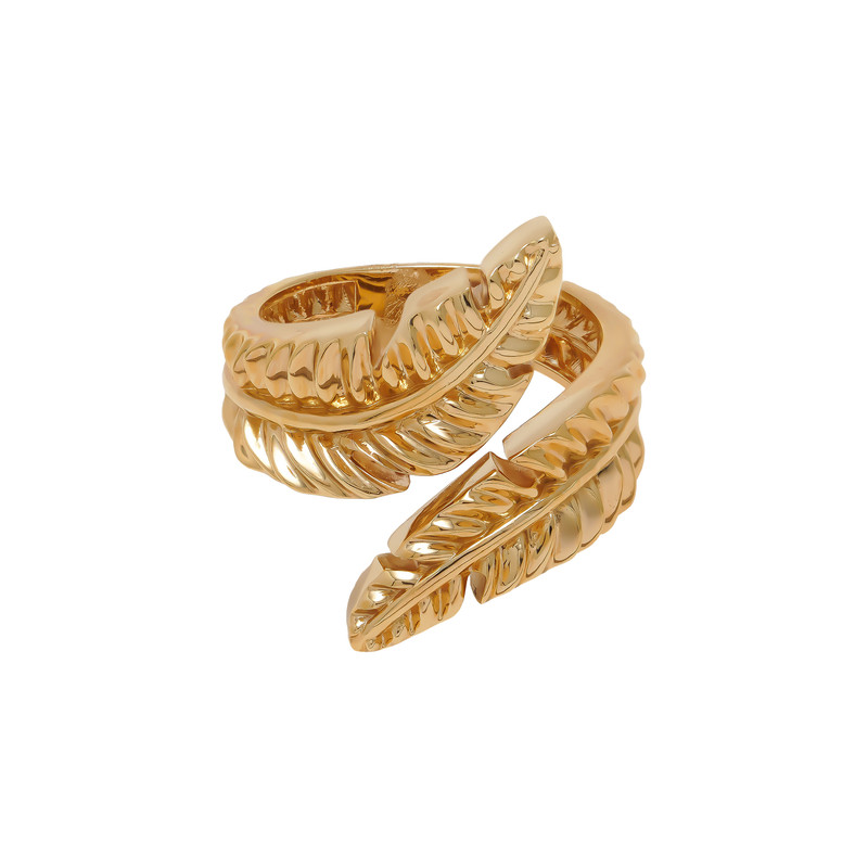 انگشتر طلا 18 عیار زنانه لاوین مدل پر سایز 53