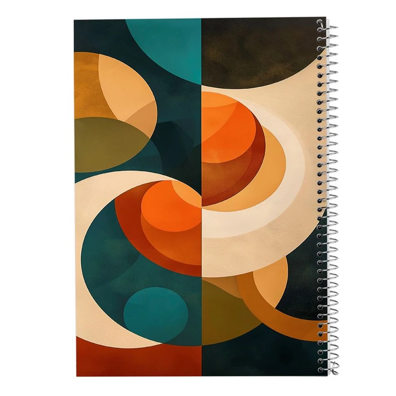 دفتر ژورنال نویسی 50 برگ مدوپد مدل نقطه ای طرح اشکال فانتزی کد DF16148