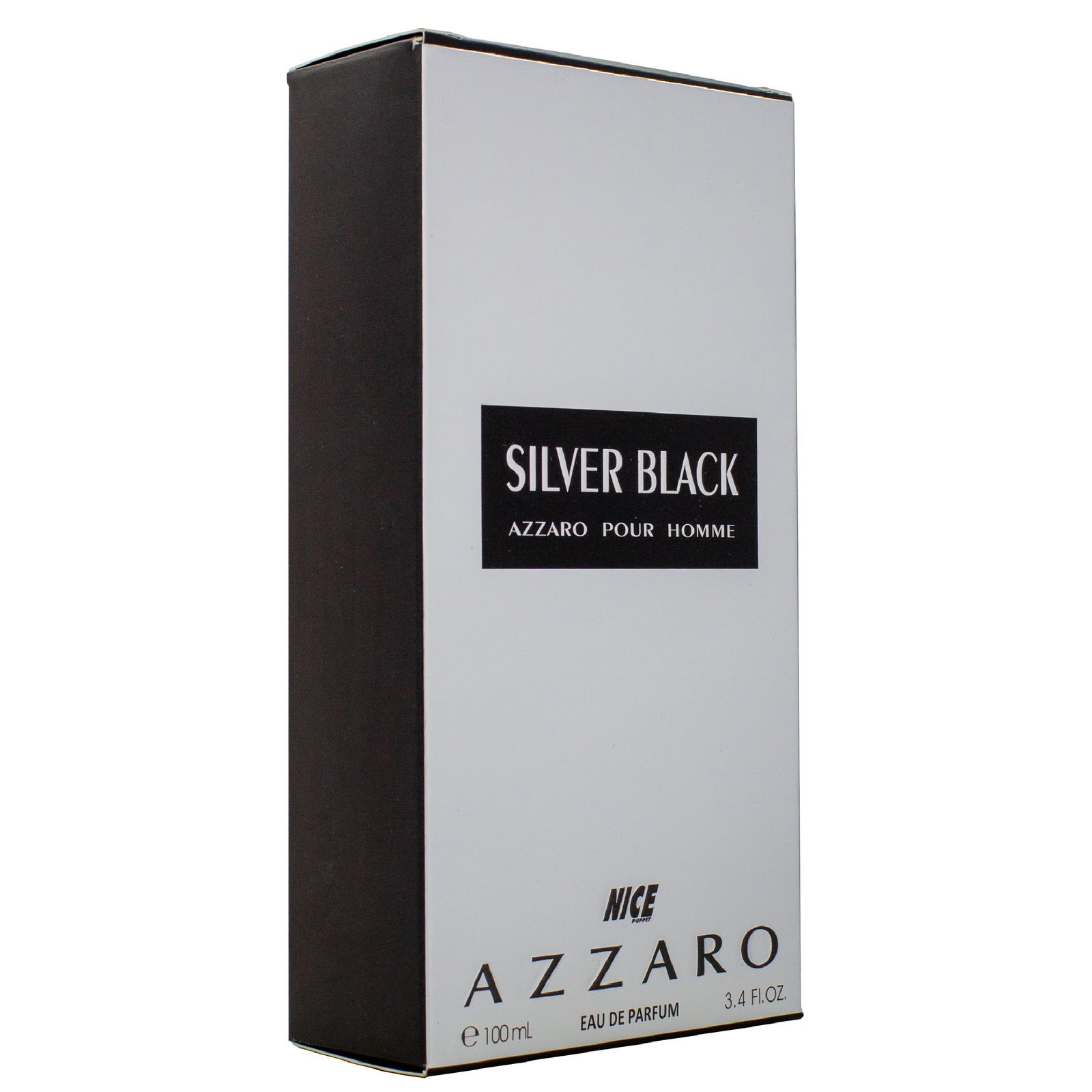 ادو پرفیوم مردانه نایس پاپت مدل Azzaro Silver Black حجم 100 میلی لیتر -  - 2