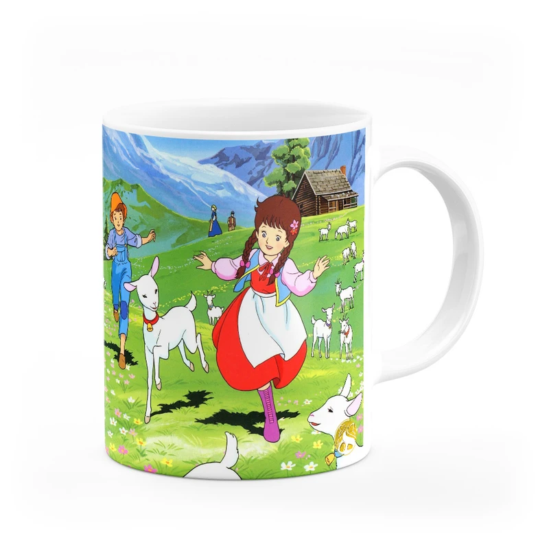 ماگ هومرو طرح انیمیشن حنا دختری در مزرعه مدل MG4093