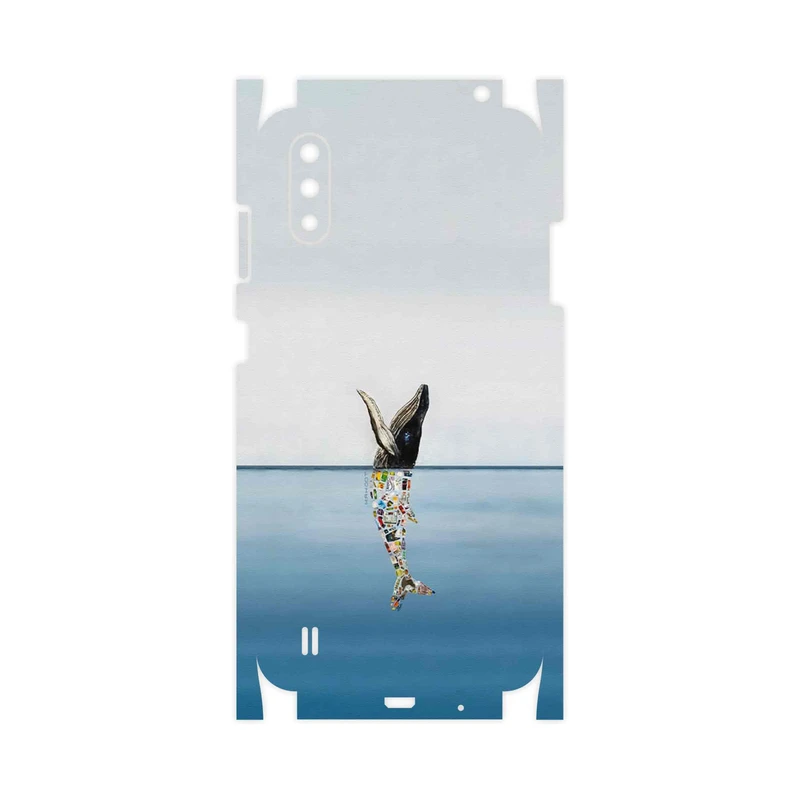 برچسب پوششی ماهوت مدل Collage of Sea Trash-FullSkin مناسب برای گوشی موبایل سامسونگ Galaxy A01