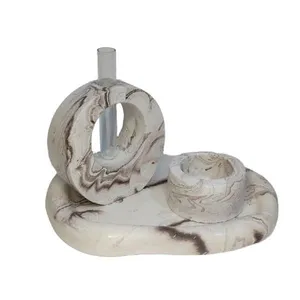 ست 3 تکه دکوری بتنی مدل گلجای کد 609