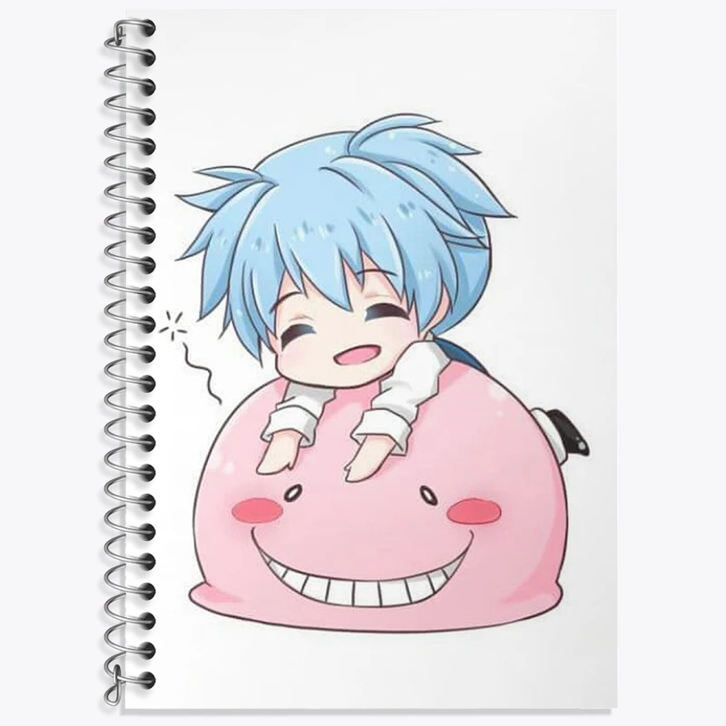 دفتر لغت 50 برگ خندالو طرح ‏کورو سنسی و ناگیسا انیمه کلاس آدمکشی کد 32049