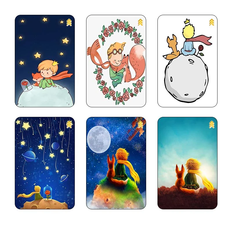 استيکر کارت کارنيکا طرح شازده کوچولو کد 34769 مجموعه 6 عددی