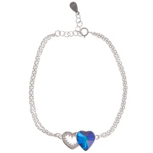 دستبند نقره زنانه کد 2399