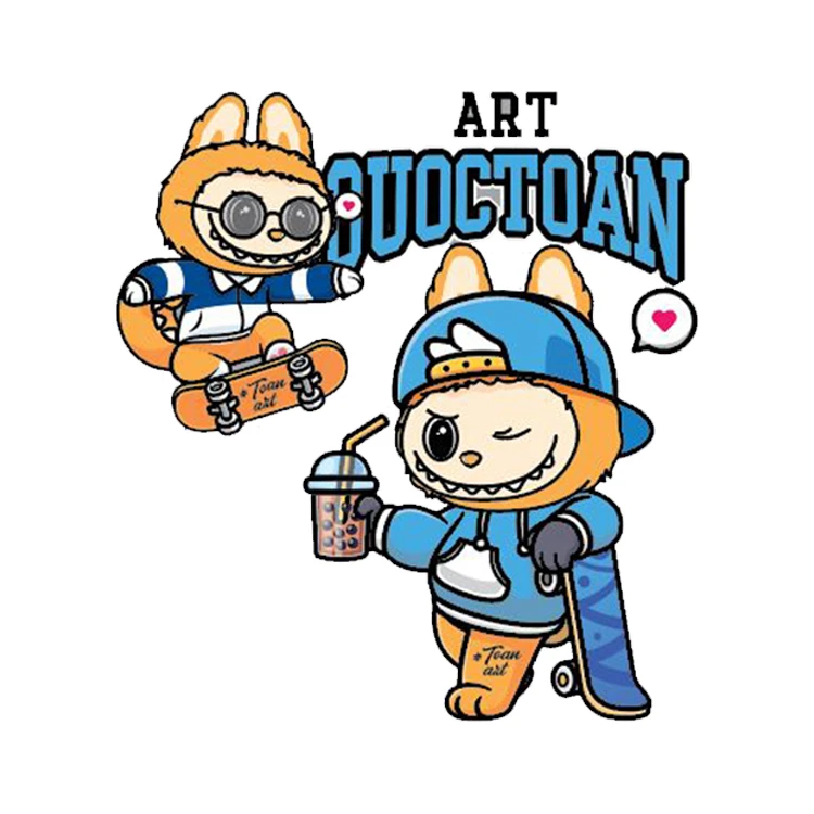 استیکر پارچه و لباس پاد آفرین مدل لبوبو موتور کد 880