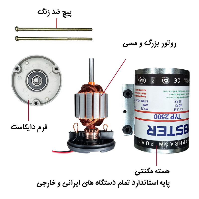 پمپ دستگاه تصفیه آب لابستر مدل 125PSI پمپ دستگاه تصفیه آب لابستر مدل 125PSI