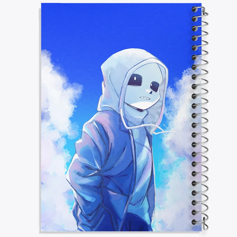 دفتر شطرنجی 50 برگ خندالو مدل بازی آندرتیل (Undertale) کد 31784