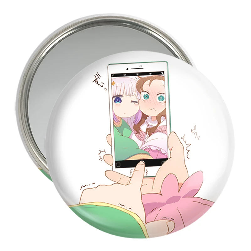 آینه جیبی خندالو مدل سایکاوا و کانا انیمه اژدهای خدمتکار کوبایاشی کد 36320