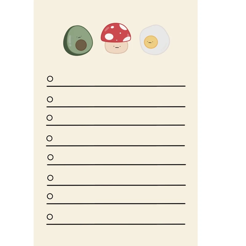 کاغذ یادداشت A5 مدل planner to do list کد 932 بسته 15 عددی