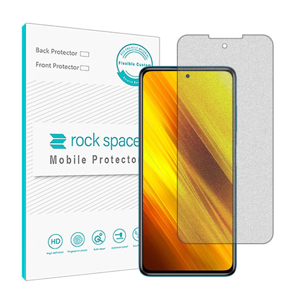 محافظ صفحه نمایش مات راک اسپیس مدل Anti Shock مناسب برای گوشی موبایل شیائومی Poco X3 NFC