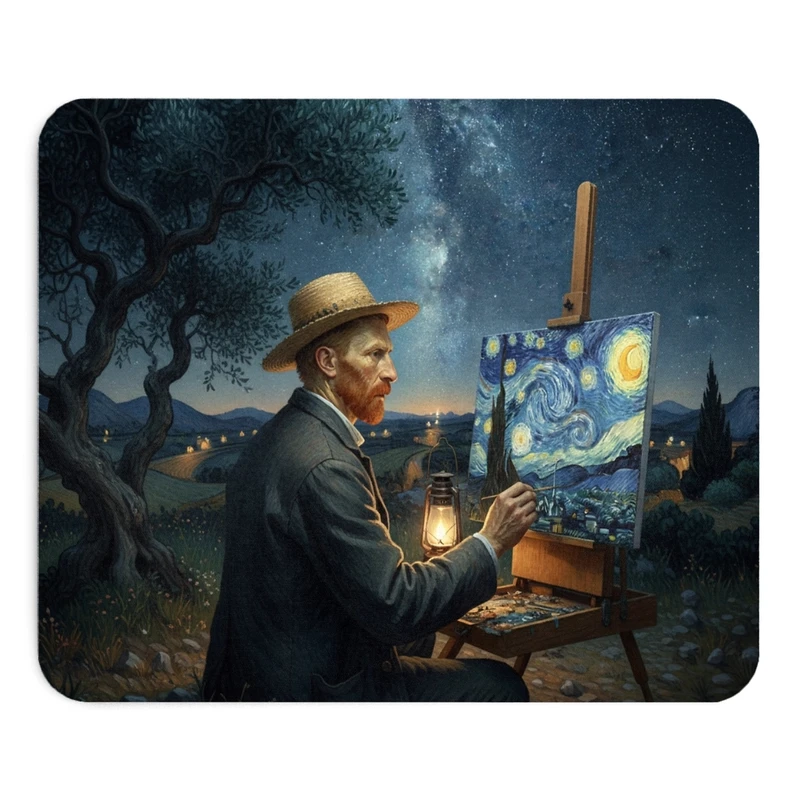 ماوس پد طرح نقاشی منظره سایز 19x24 سانتی متر