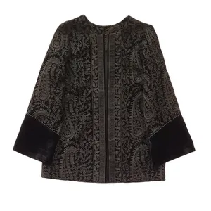 کت زنانه مدل سوزندوزی مخمل کد ۸۶۰