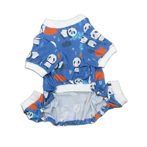 لباس سگ و گربه مدل سرهمی پاندایی سایز S