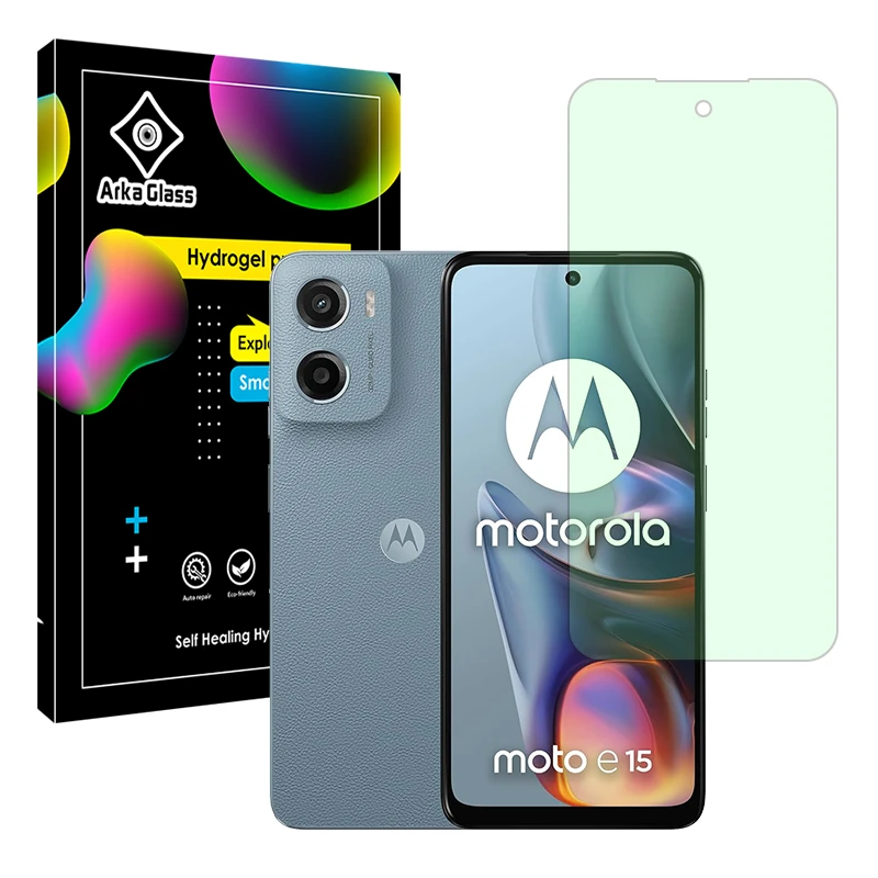 محافظ صفحه نمایش گرین لایت آرکا گلس مدل Eye Care مناسب برای گوشی موبایل موتورولا Moto E15