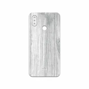 MAHOOT White Wood Cover Sticker for Xiaomi Mi 8