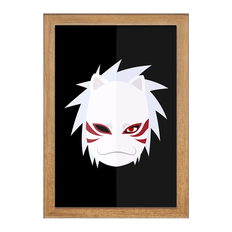 تابلو خندالو مدل ماسک کاکاشی انیمه ناروتو Naruto  کد 11235