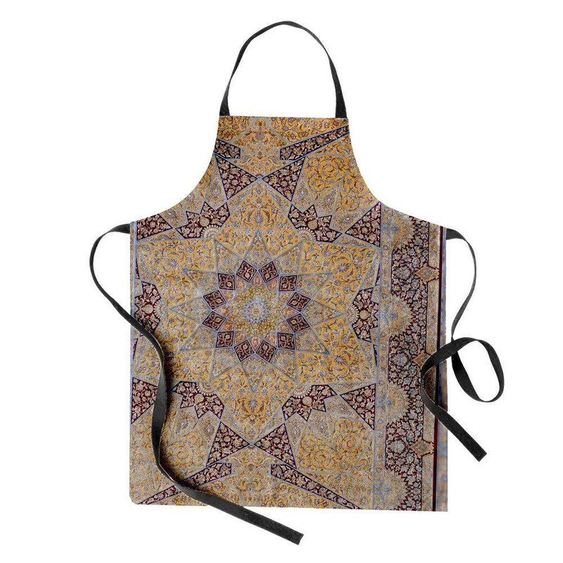 پیش بند آشپزخانه مدوپد طرح فرش قم گنبدی مدل C-Ghom035