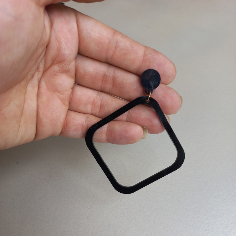 گوشواره زنانه مدل لوزی