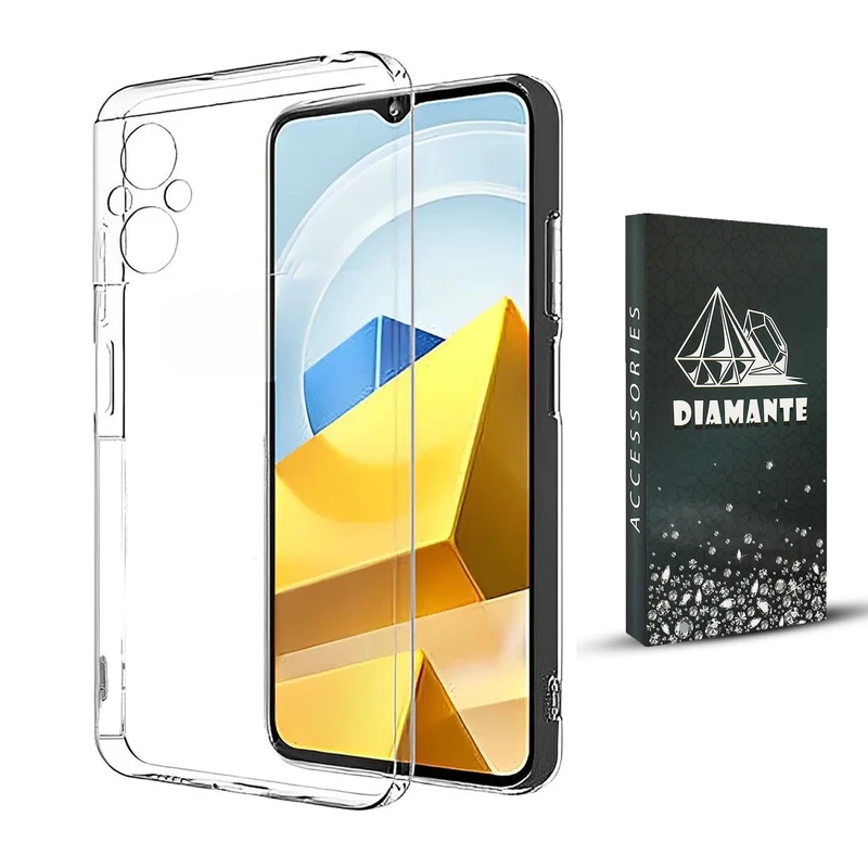 کاور دیامانته مدل Nahid Navy مناسب برای گوشی موبایل شیائومی Poco M5