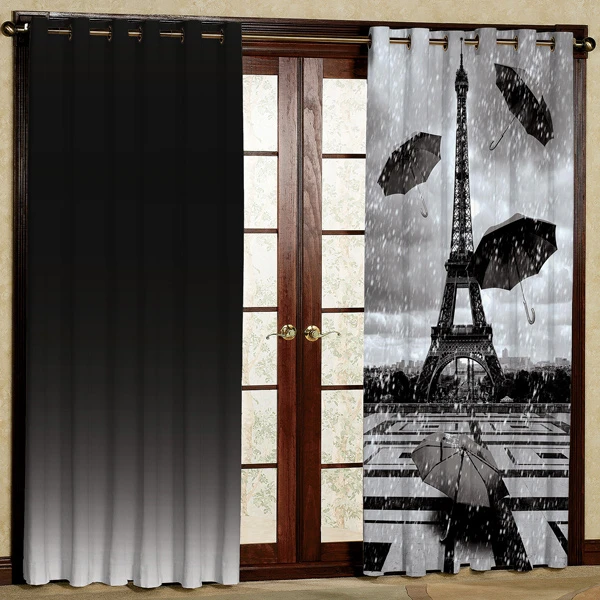 پرده پانچی کد 5489 سایز 280x140 سانتی متر