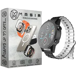 Masir Silicone 2C Reverse Magnetic Strap suitable for Haylou Solar Plus RT3