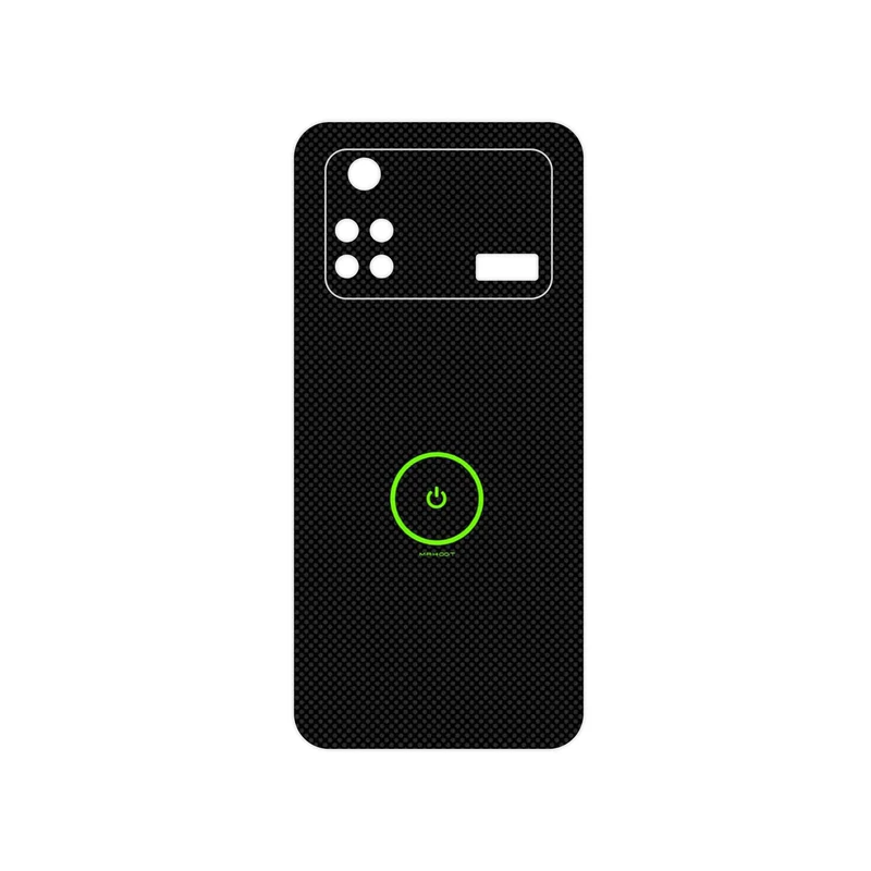 برچسب پوششی ماهوت مدل Minimal Power Button مناسب برای گوشی موبایل شیائومی Poco M4 Pro 4G