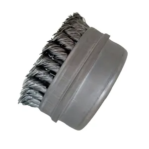 فرچه سیمی کاسه ای صنعت براش مدل RO - 10 سایز 100 میلی متر 