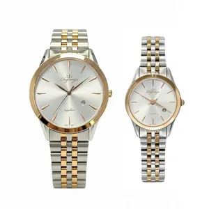 ست ساعت مچی عقربه‌ای کوارتز زنانه و مردانه الگنگس مدل el669090