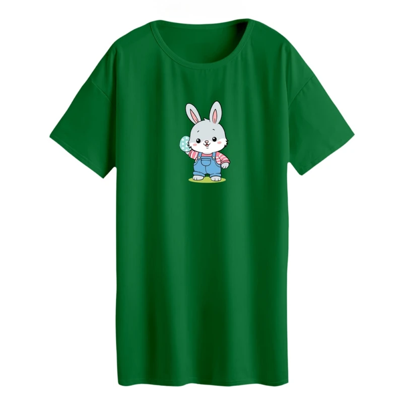 تی شرت لانگ زنانه مدل خرگوش کد 04