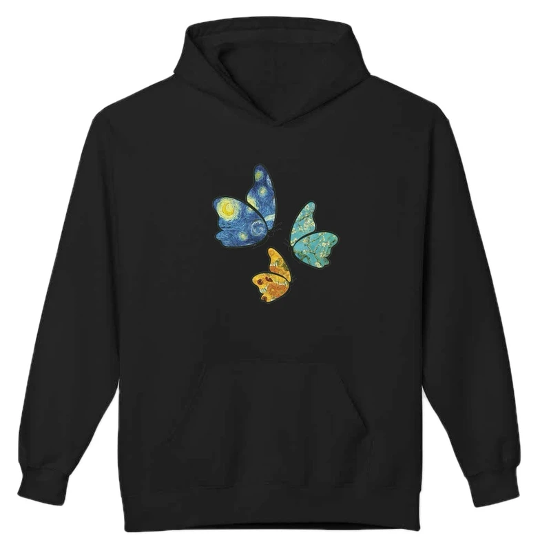 هودی مردانه پاد آفرین مدل اسپرت طرح پروانه ونگوکی کد 0433