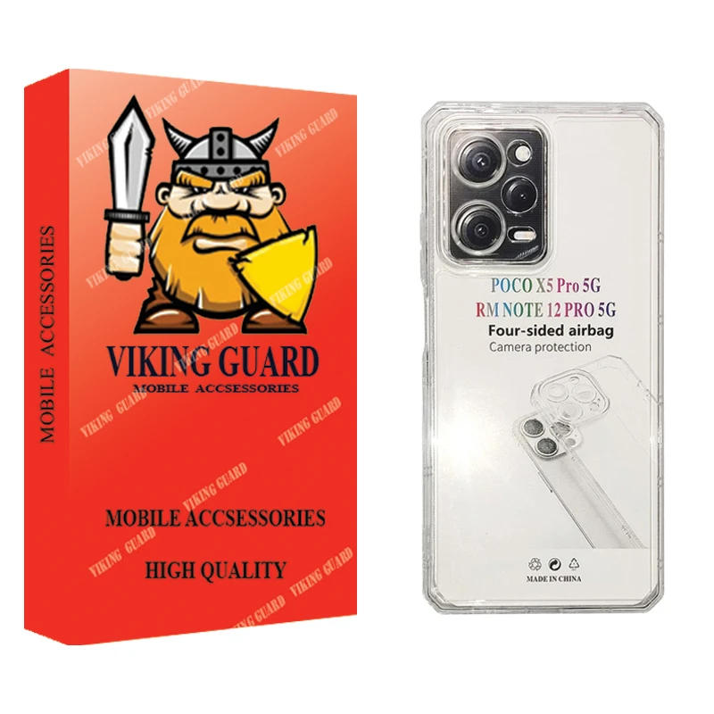 کاور وایکینگ گارد مدل ژله ای مناسب برای گوشی موبایل شیائومی Redmi Note 12 Pro 5G